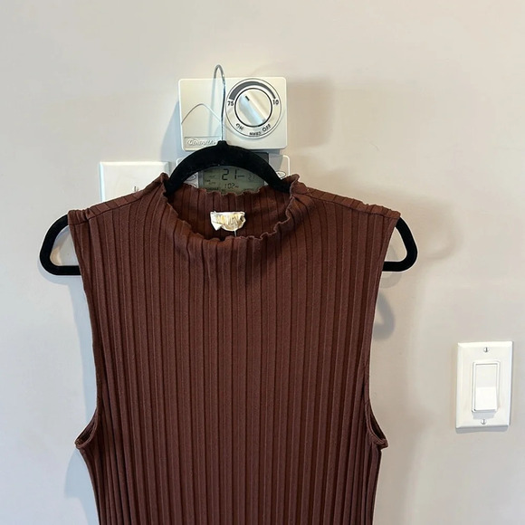 Nation LTD Ribbed MockNeck  Dress - Picture 3 of 7